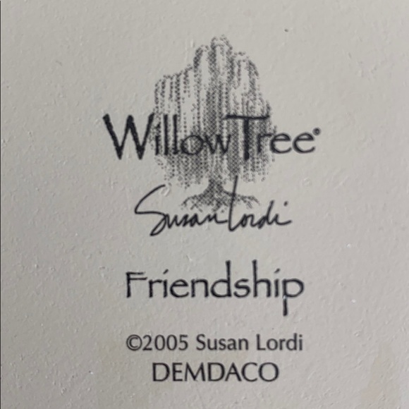 Friendship Keepsake Box sculpted by Susan Lordi | Willow Tree - New in Box - Picture 10 of 12